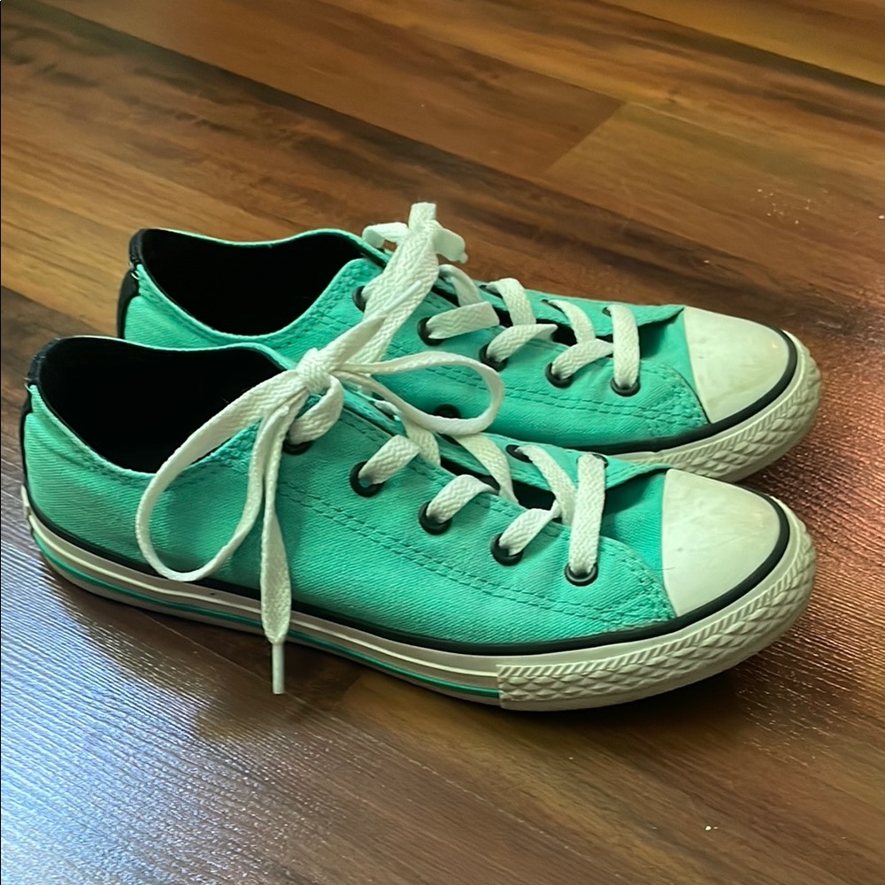 Converse Kids' Aqua Canvas Sneakers
